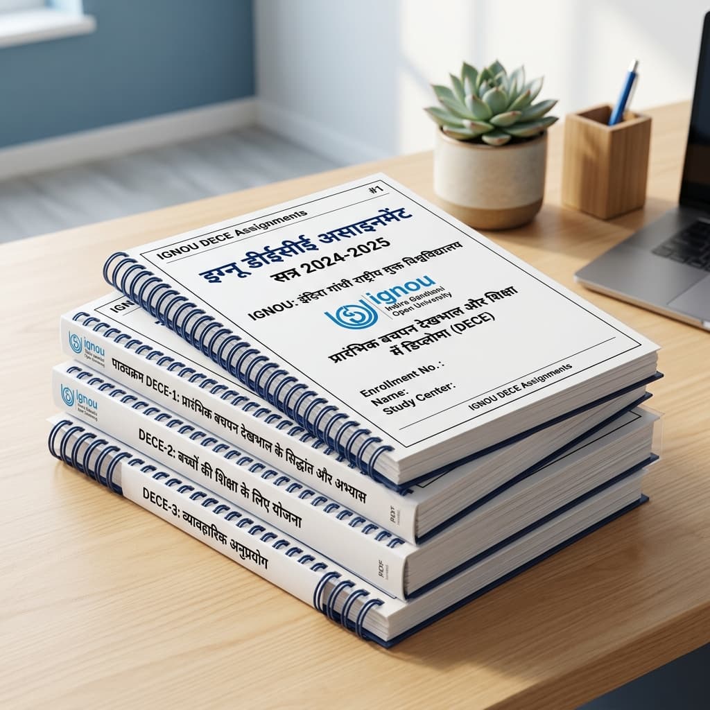 DECE 4 Project – Hindi Medium (2 PDFs)
