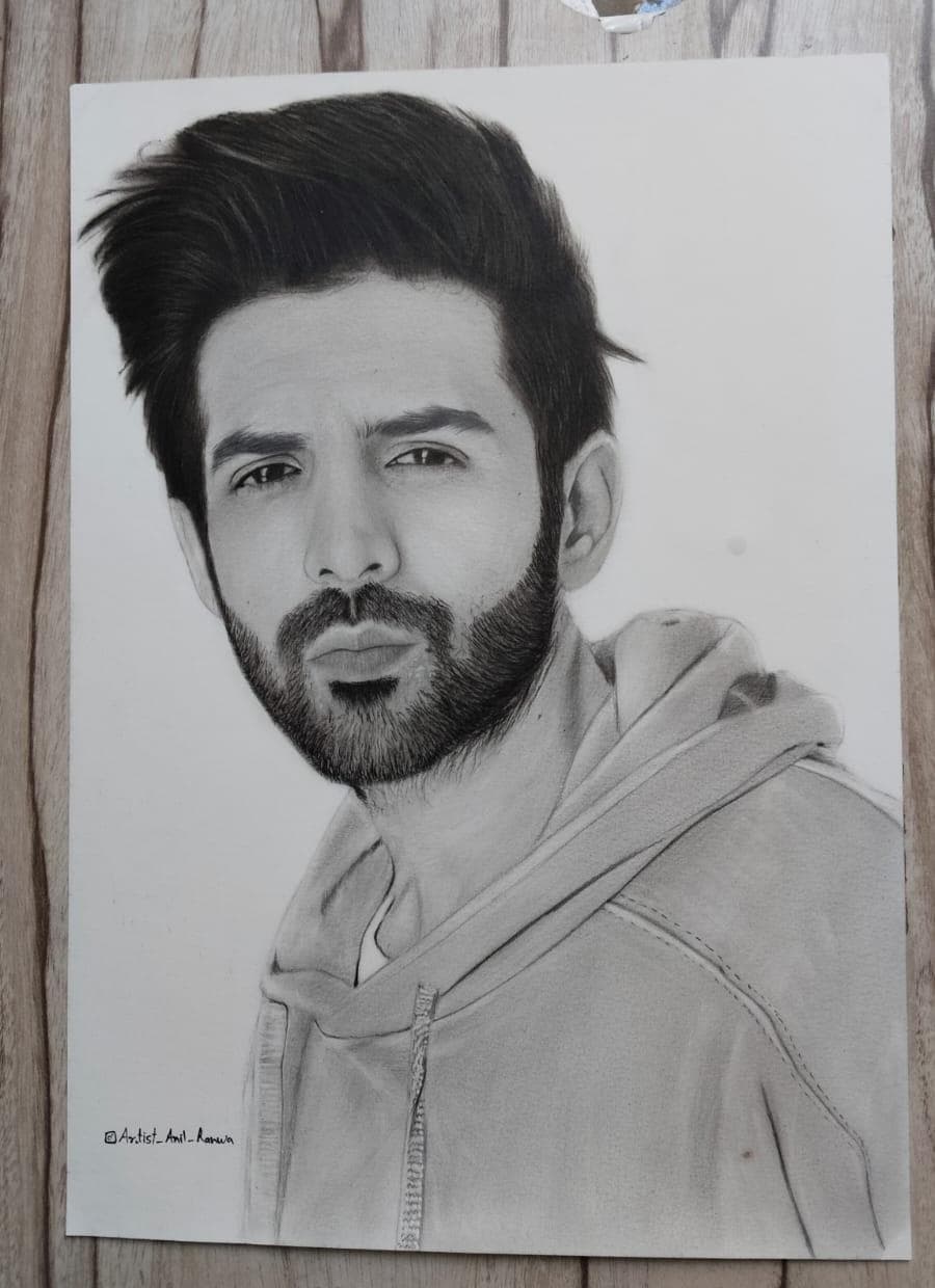 Pencil sketch portrait